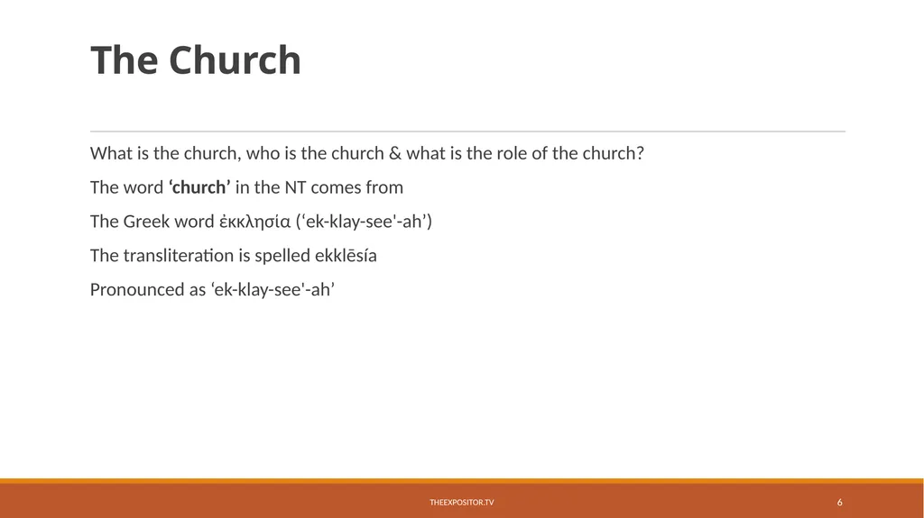 BIBLICAL EVANGELISM By Bill Rhetts TheExpositor.tv - slide 6 of 74
