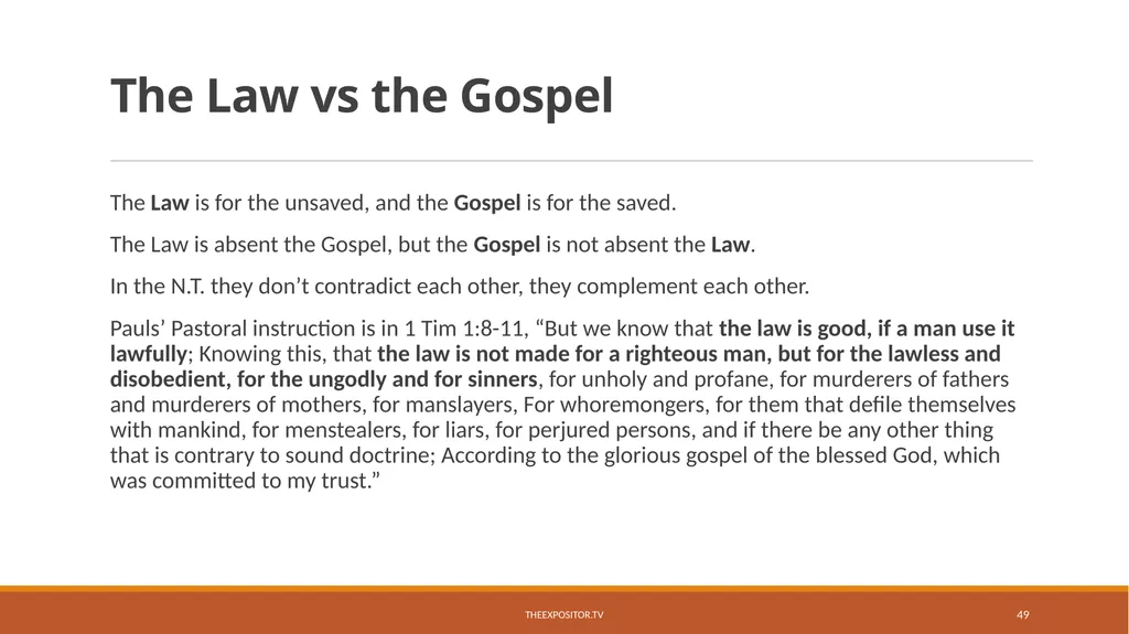 BIBLICAL EVANGELISM By Bill Rhetts TheExpositor.tv - slide 49 of 74