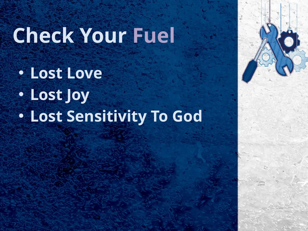 Tuning Up By Tuning In To God Check Your Batteries - slide 6 of 7