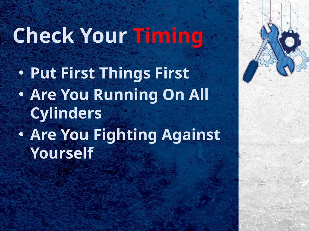 Tuning Up By Tuning In To God Check Your Batteries - slide 4 of 7