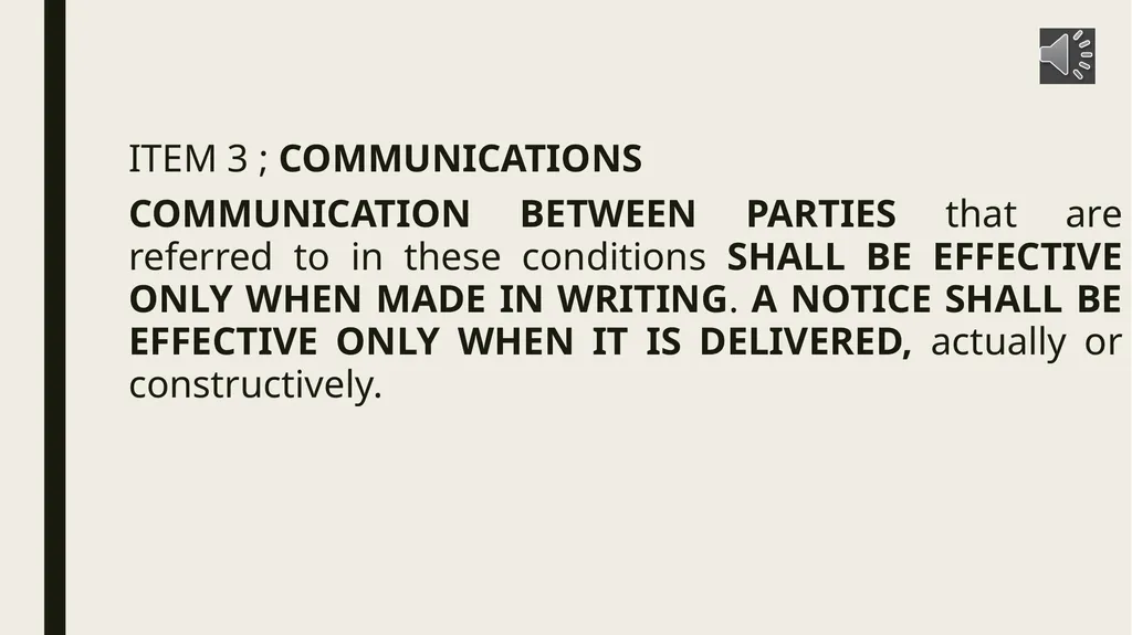 General conditions of contract IMPORTANT NOTES TO - slide 5 of 47