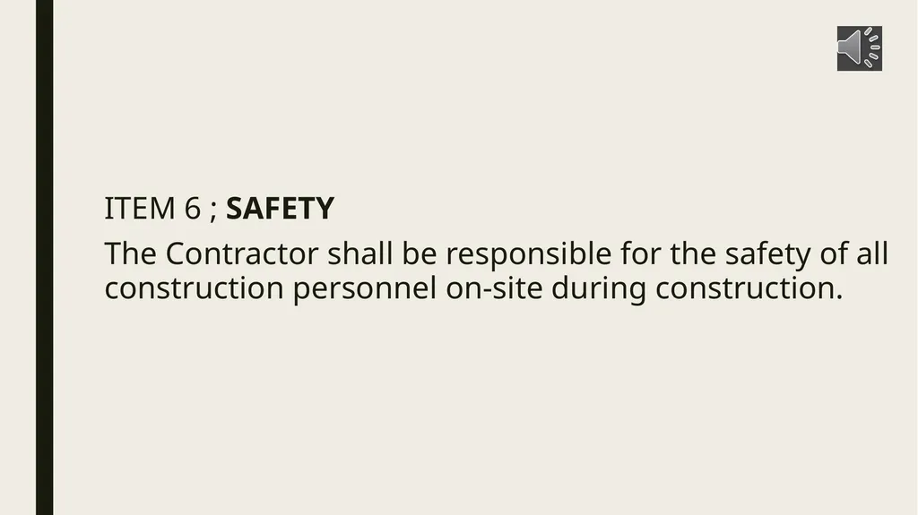 General conditions of contract IMPORTANT NOTES TO - slide 7 of 47