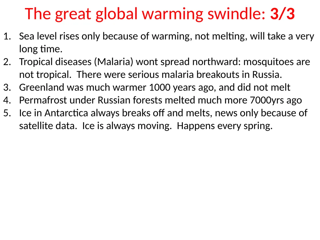 Global warming debates – the reading course Our - slide 10 of 12