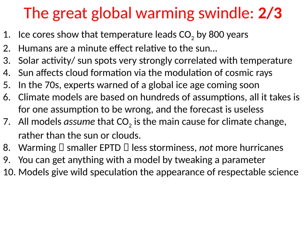 Global warming debates – the reading course Our - slide 9 of 12