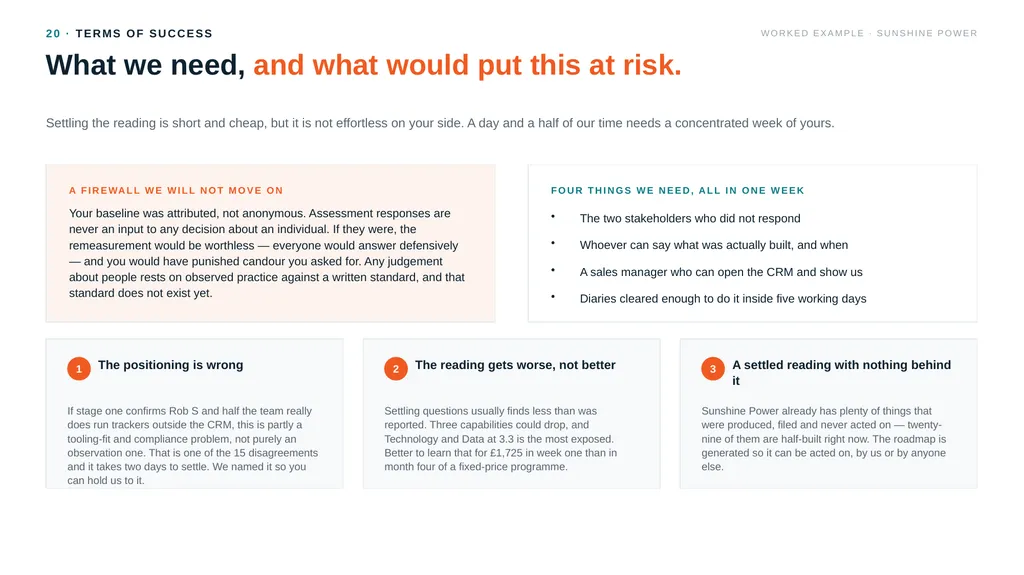 BIG CONSULTANTS INC WORKED EXAMPLE — A FICTITIOUS - slide 17 of 18