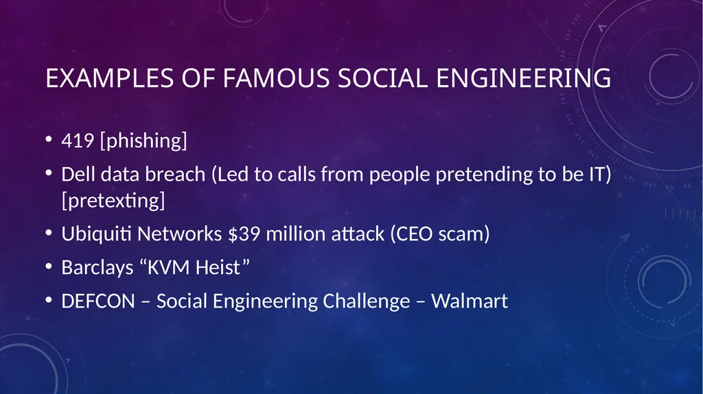 Social Engineering Saif Ansari What is social - slide 14 of 24