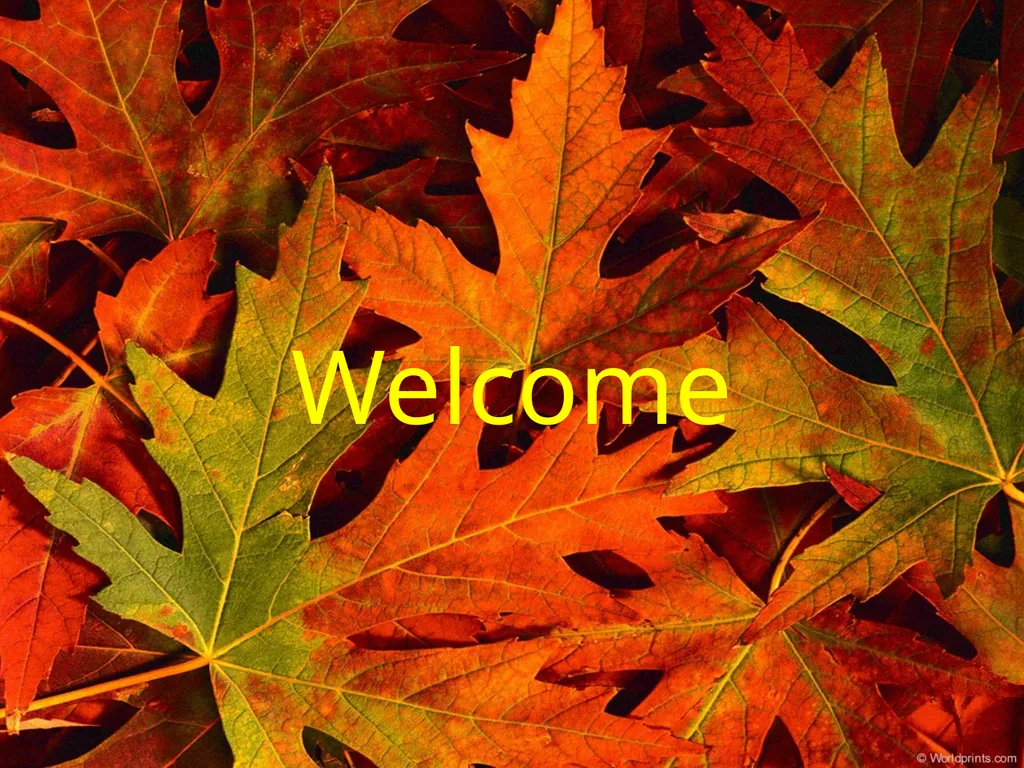 Welcome Announcements Save the Date—The weekend of - slide 1 of 20