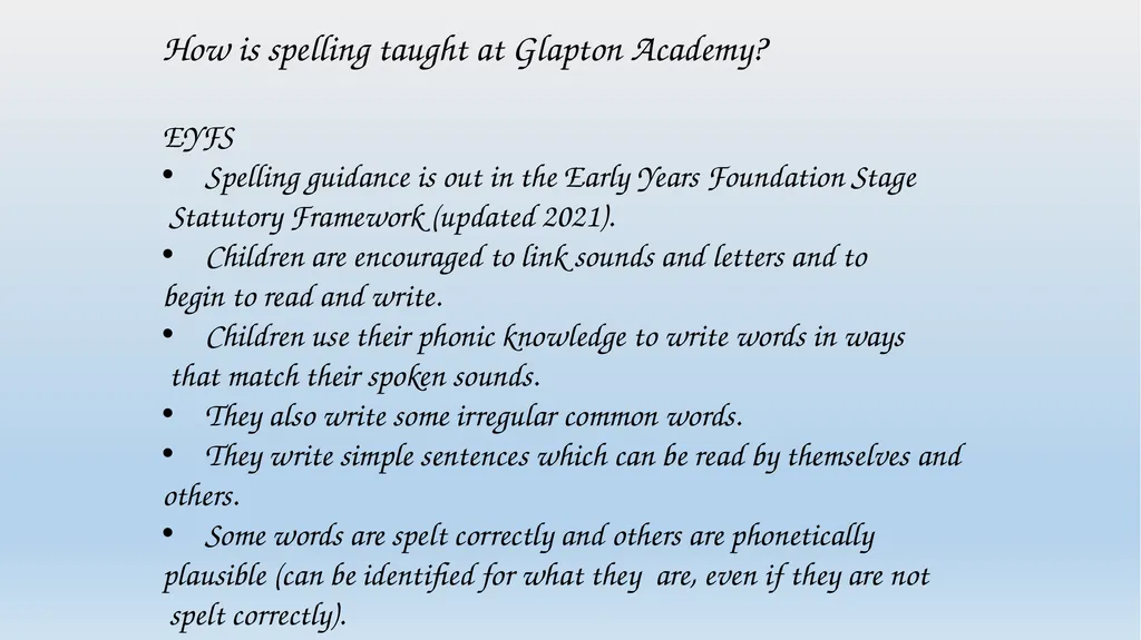Spelling Information September 2021 Mrs Ralph - slide 9 of 33