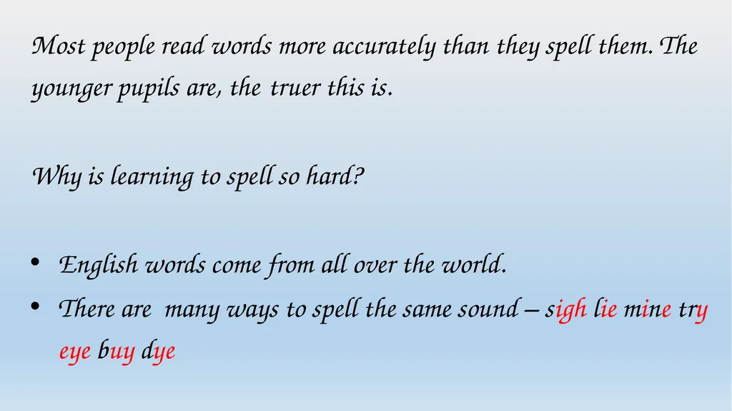 Spelling Information September 2021 Mrs Ralph - slide 6 of 33