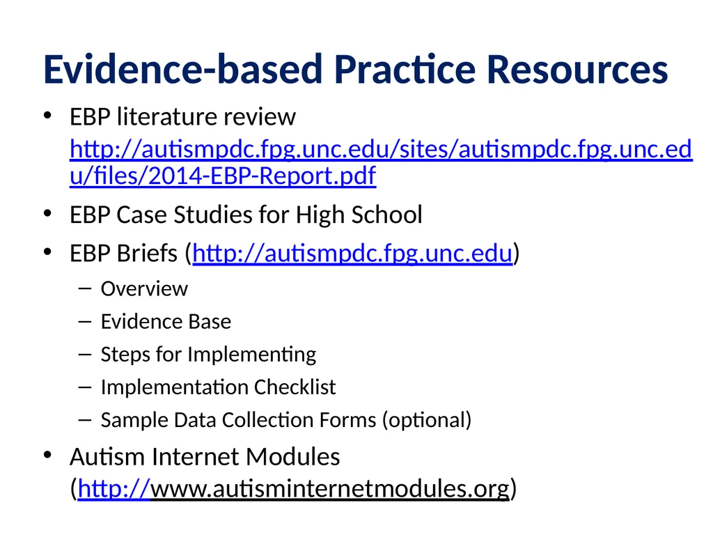 Evidence Based Practice Training Prompting - slide 41 of 48