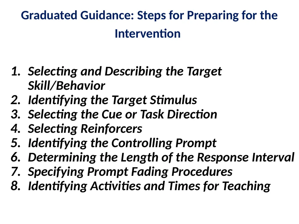 Evidence Based Practice Training Prompting - slide 33 of 48