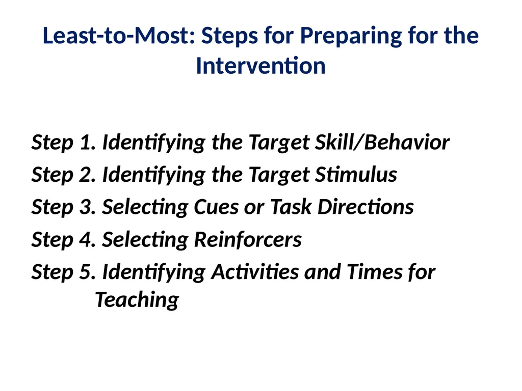 Evidence Based Practice Training Prompting - slide 26 of 48