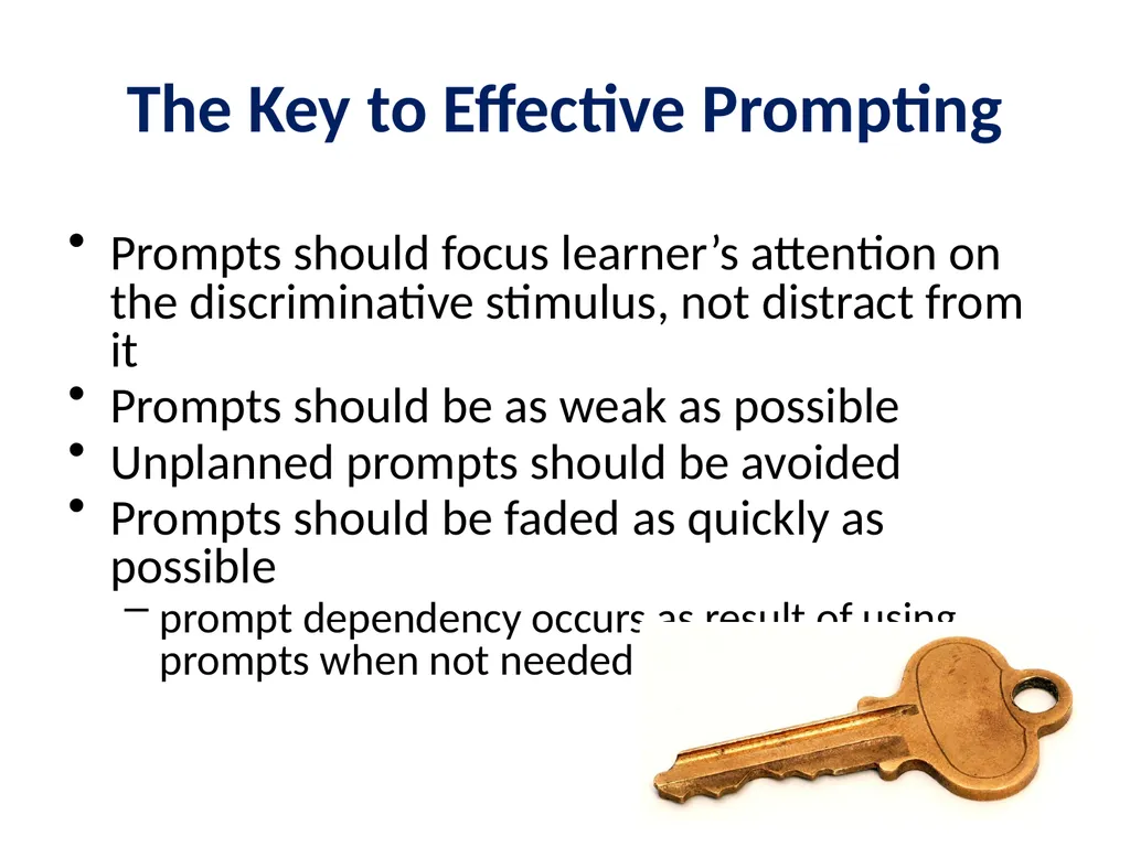 Evidence Based Practice Training Prompting - slide 39 of 48
