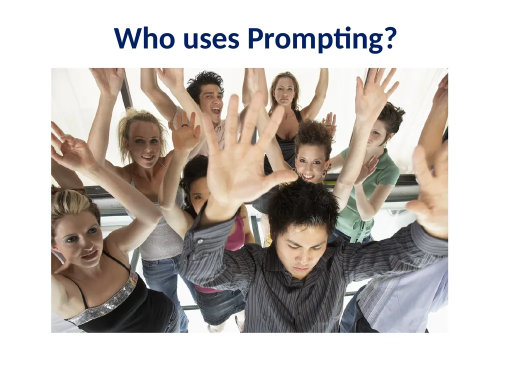 Evidence Based Practice Training Prompting - slide 7 of 48
