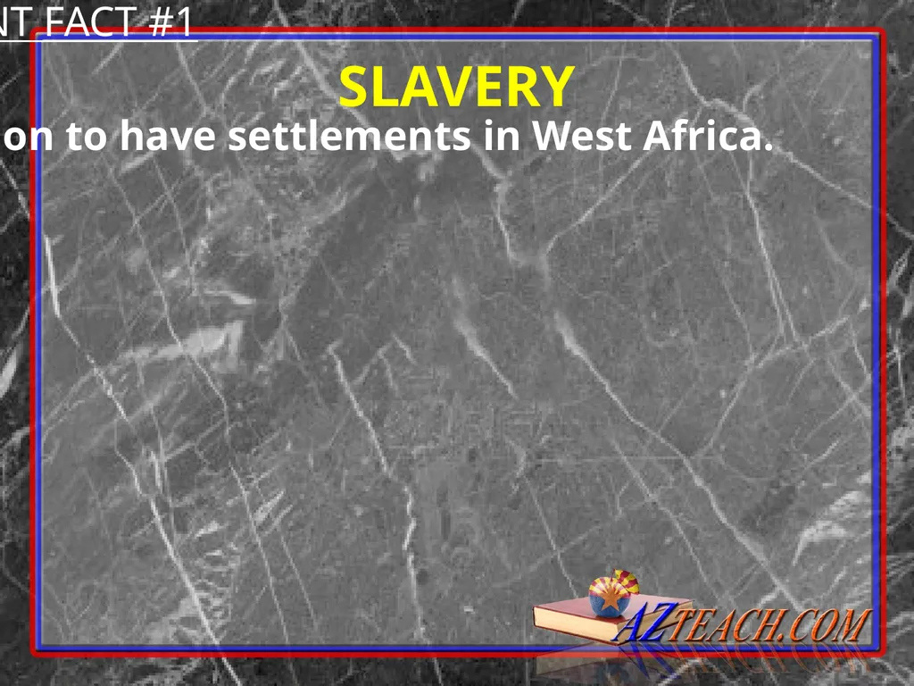 Reasons For Exploration Continued SLAVERY - slide 2 of 27