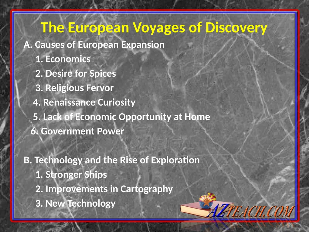 Reasons For Exploration Continued SLAVERY - slide 15 of 27