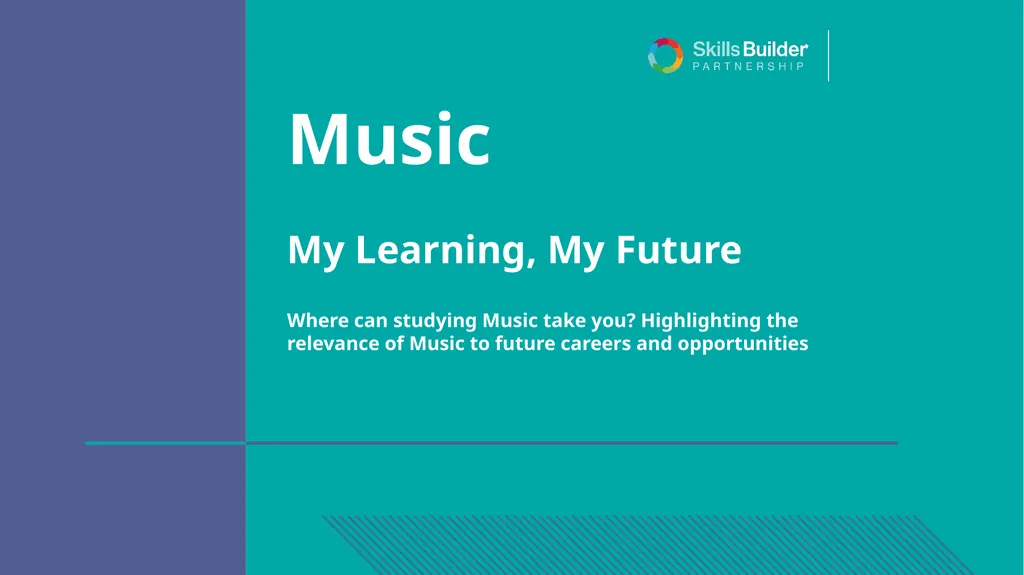 Music My Learning, My Future Where can studying - slide 1 of 17