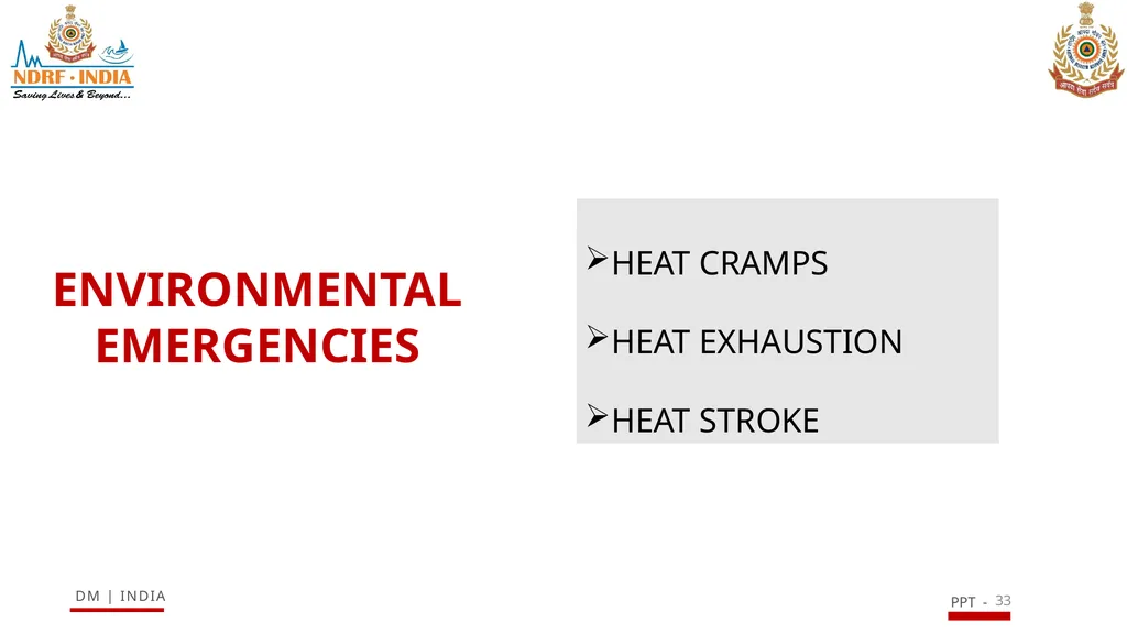 SNAKE BITE & ENVIRONMENTAL EMERGENCIES 1 Presented - slide 33 of 48