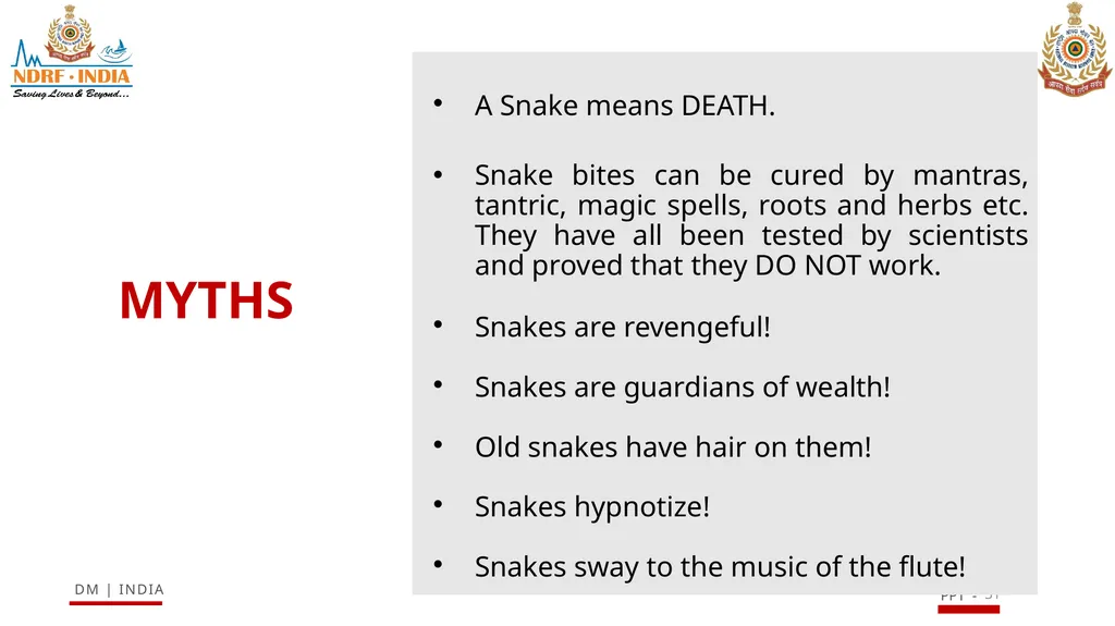 SNAKE BITE & ENVIRONMENTAL EMERGENCIES 1 Presented - slide 31 of 48