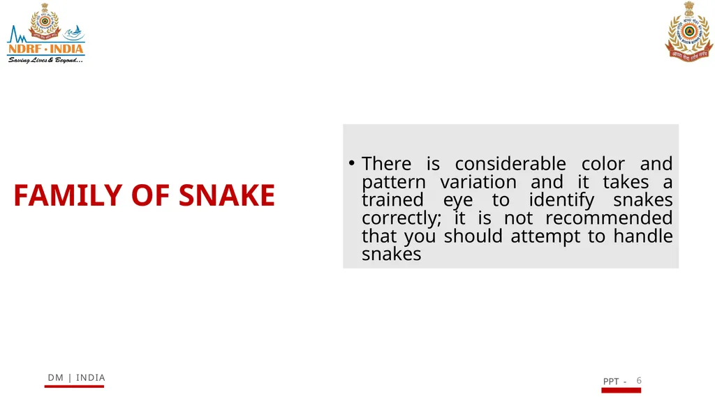 SNAKE BITE & ENVIRONMENTAL EMERGENCIES 1 Presented - slide 6 of 48