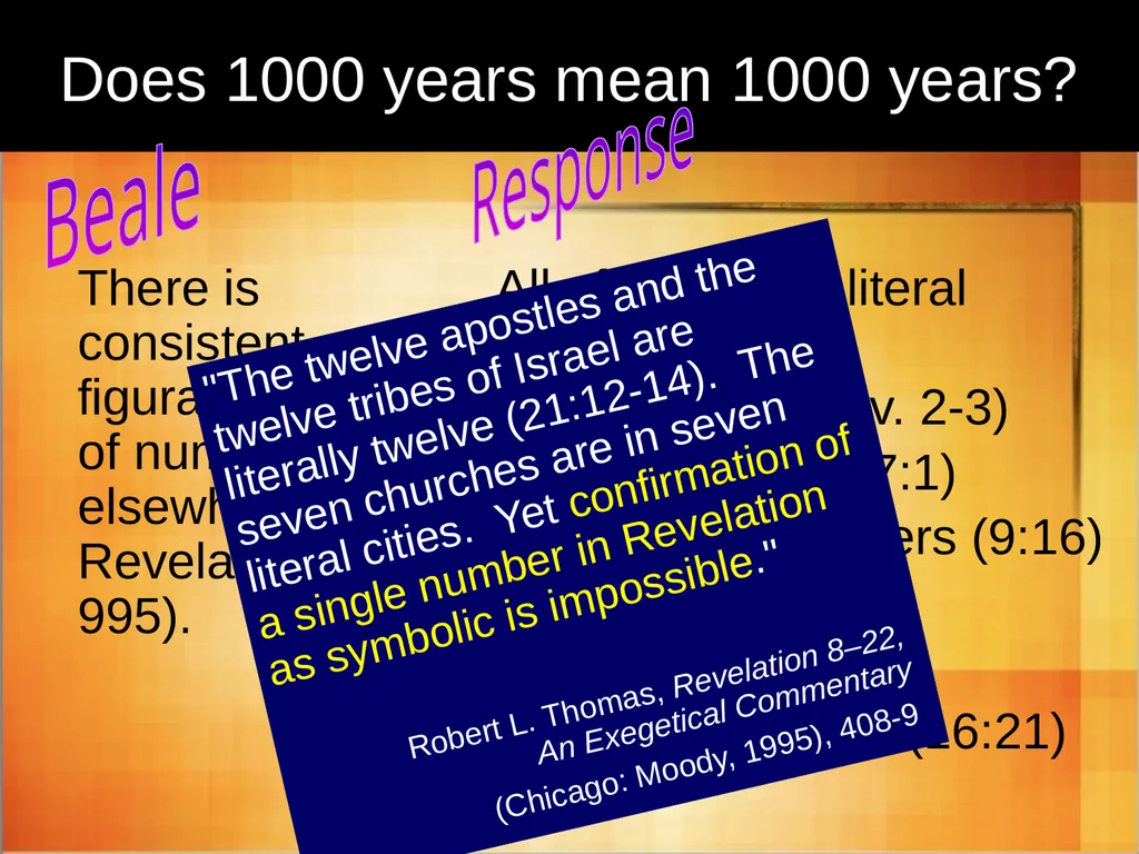 Interpreting Revelation Dr. Rick Griffith • Jordan - slide 63 of 78
