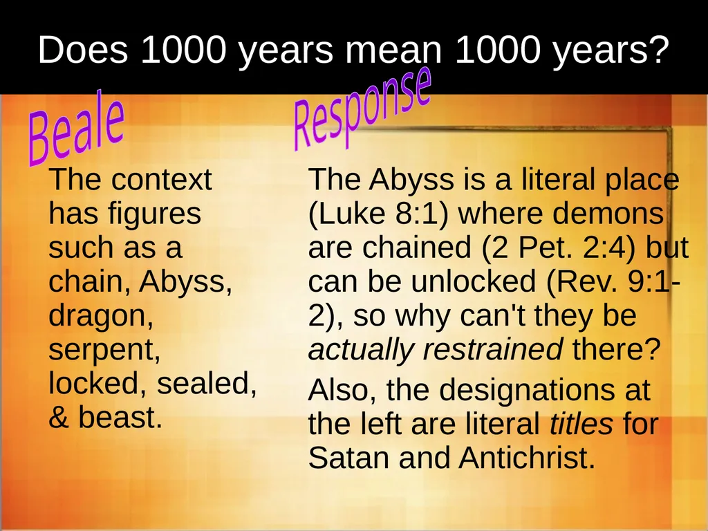 Interpreting Revelation Dr. Rick Griffith • Jordan - slide 64 of 78