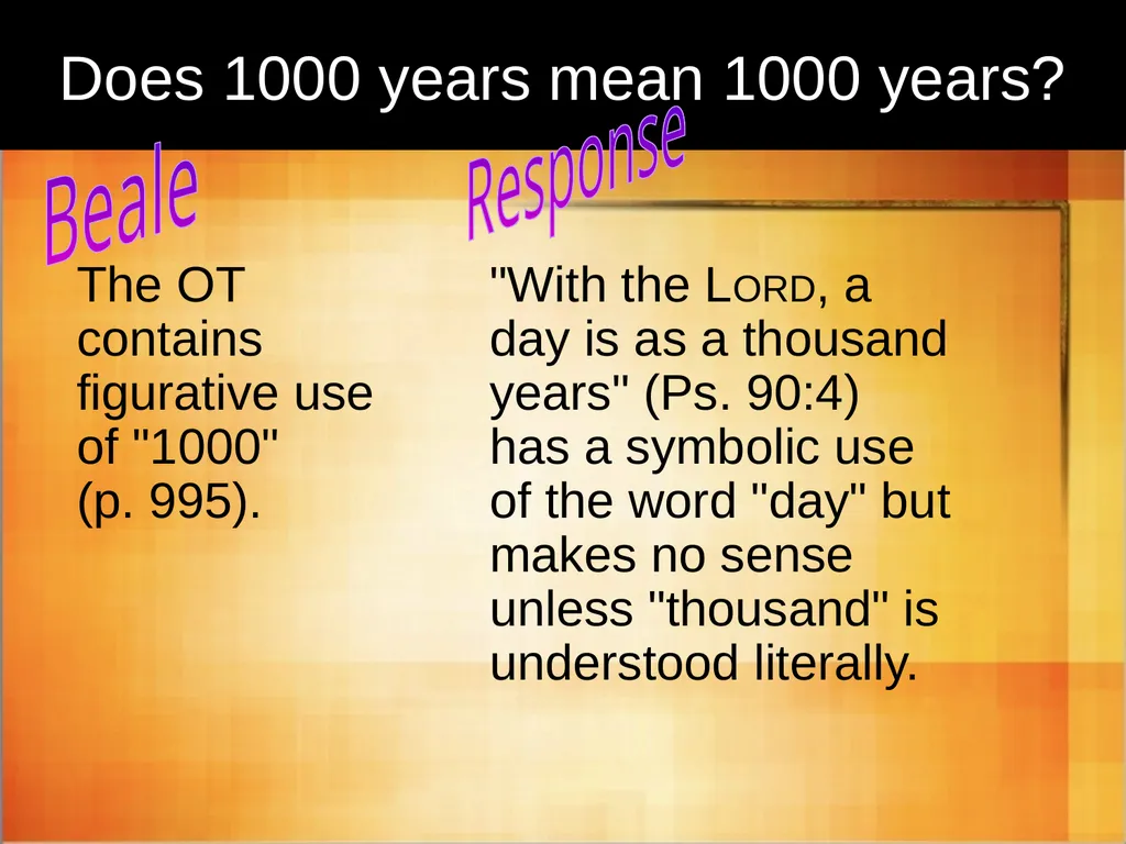 Interpreting Revelation Dr. Rick Griffith • Jordan - slide 66 of 78