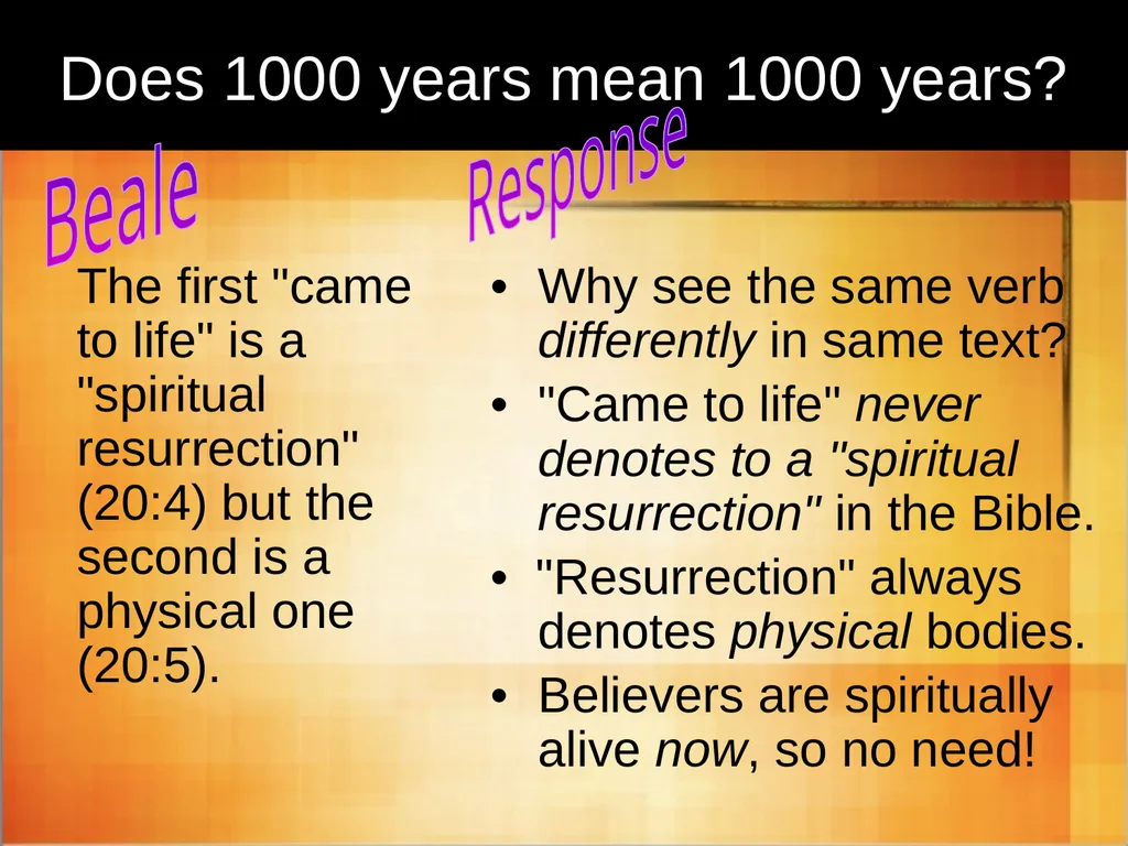 Interpreting Revelation Dr. Rick Griffith • Jordan - slide 68 of 78