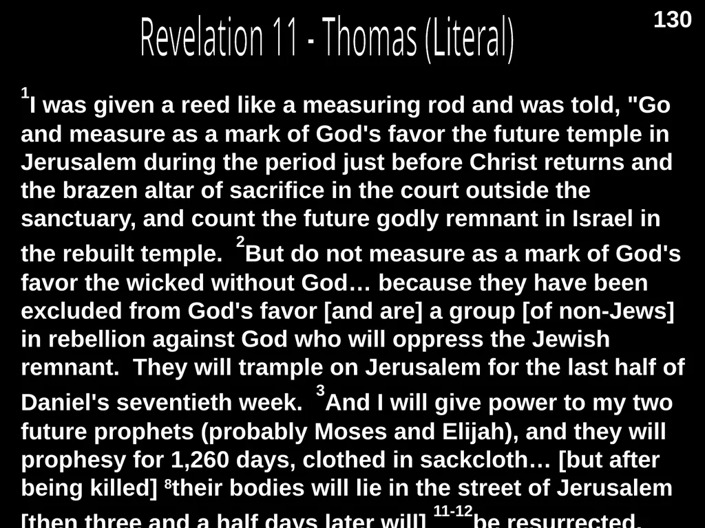 Interpreting Revelation Dr. Rick Griffith • Jordan - slide 27 of 78