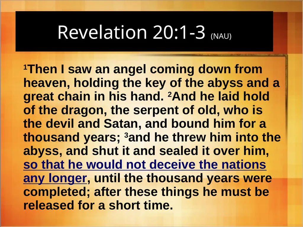 Interpreting Revelation Dr. Rick Griffith • Jordan - slide 57 of 78