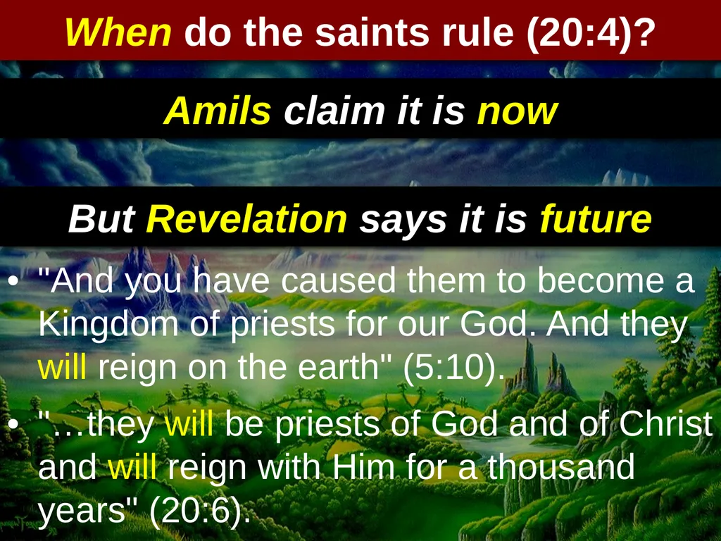 Interpreting Revelation Dr. Rick Griffith • Jordan - slide 76 of 78
