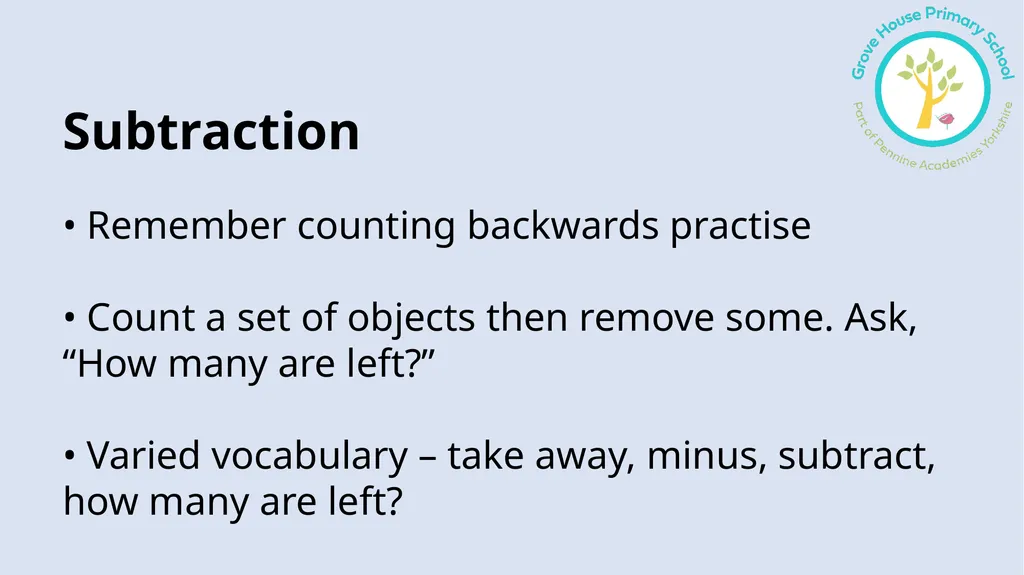 Reception Mathematics information for parents 2024 - slide 16 of 22