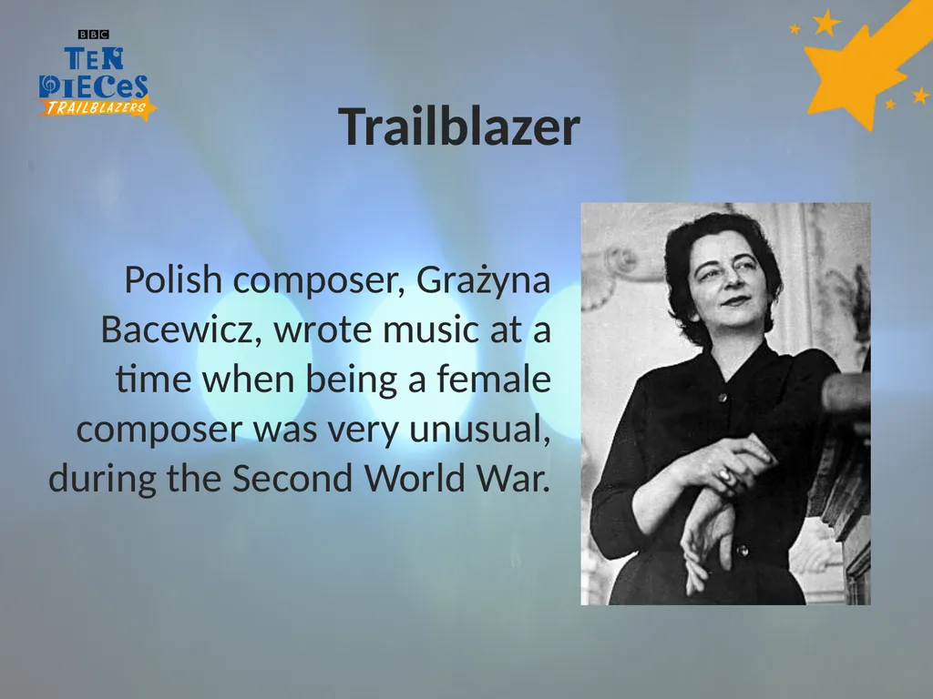 Grażyna Bacewicz Overture Primary / KS2 / 2nd - slide 3 of 28