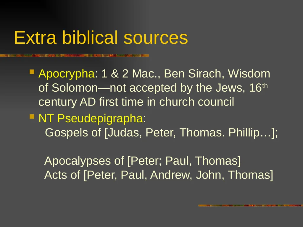 New Testament Backgrounds OT Foundations “Look, - slide 40 of 46