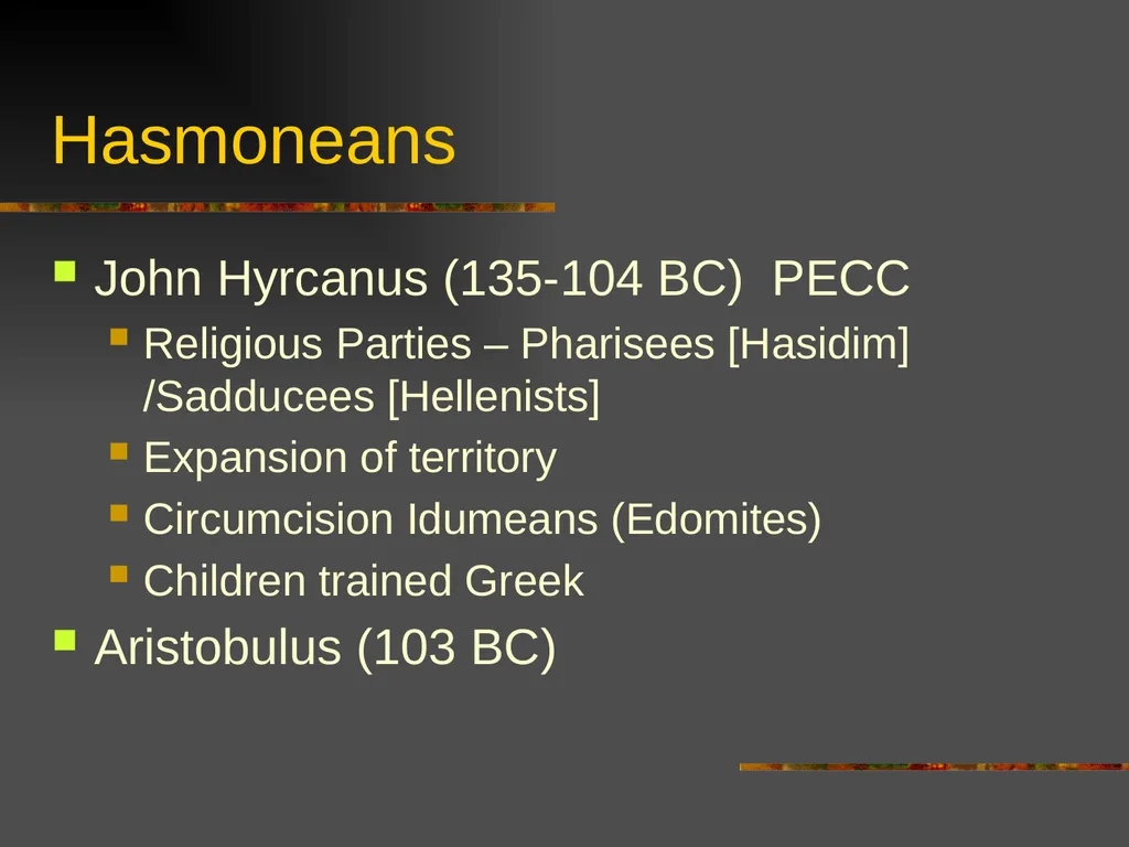 New Testament Backgrounds OT Foundations “Look, - slide 29 of 46