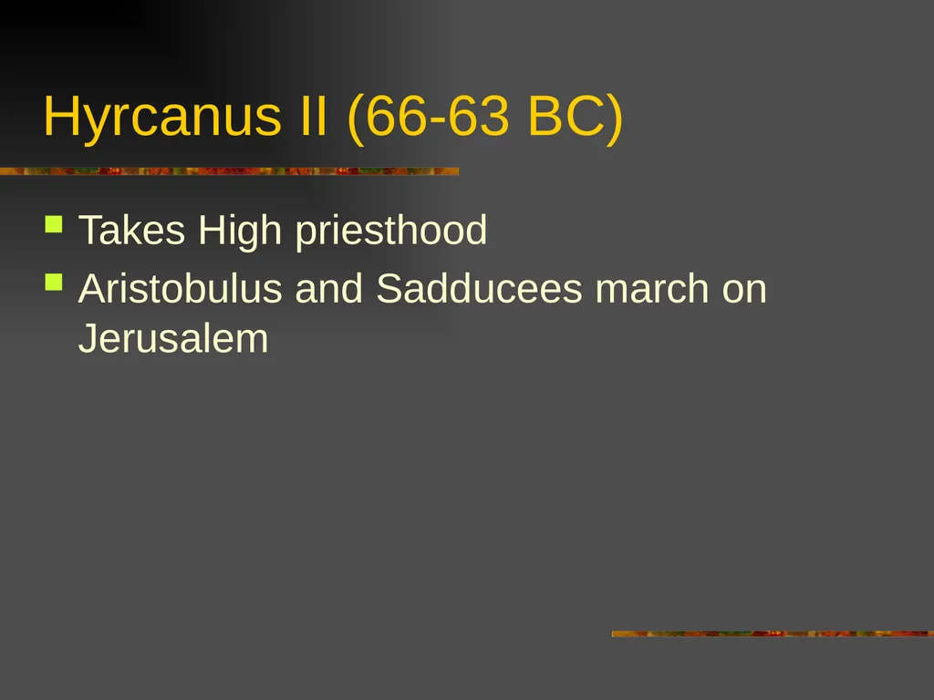 New Testament Backgrounds OT Foundations “Look, - slide 32 of 46