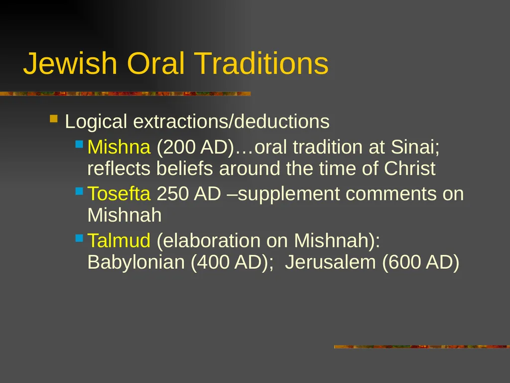 New Testament Backgrounds OT Foundations “Look, - slide 39 of 46