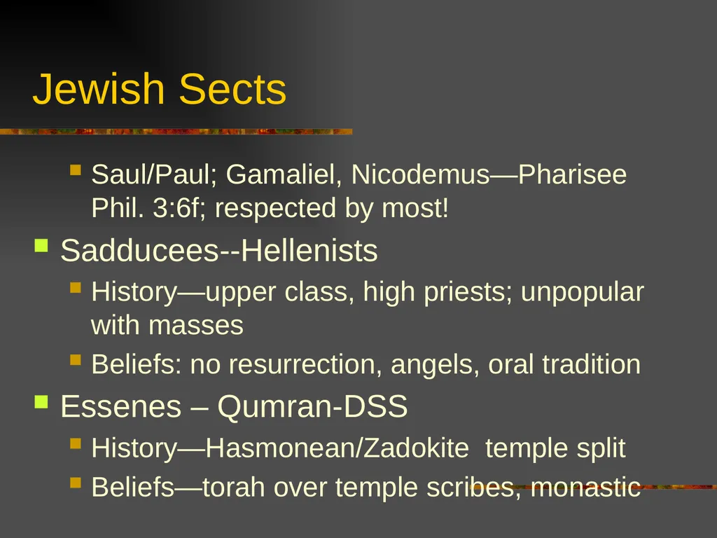 New Testament Backgrounds OT Foundations “Look, - slide 42 of 46