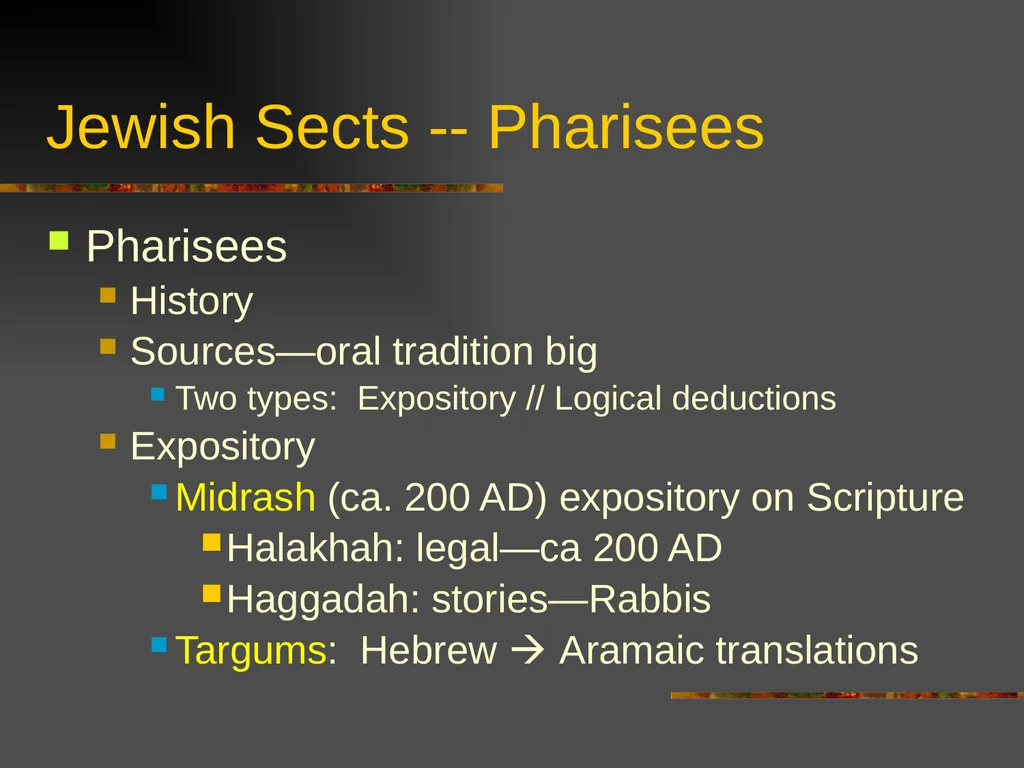 New Testament Backgrounds OT Foundations “Look, - slide 38 of 46
