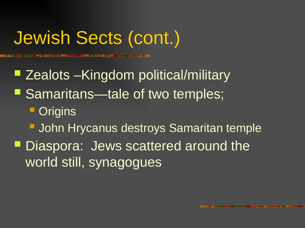 New Testament Backgrounds OT Foundations “Look, - slide 43 of 46