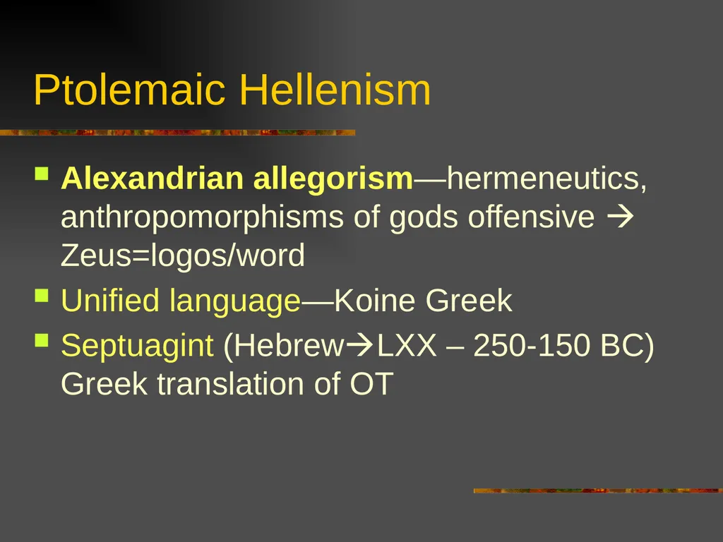 New Testament Backgrounds OT Foundations “Look, - slide 24 of 46