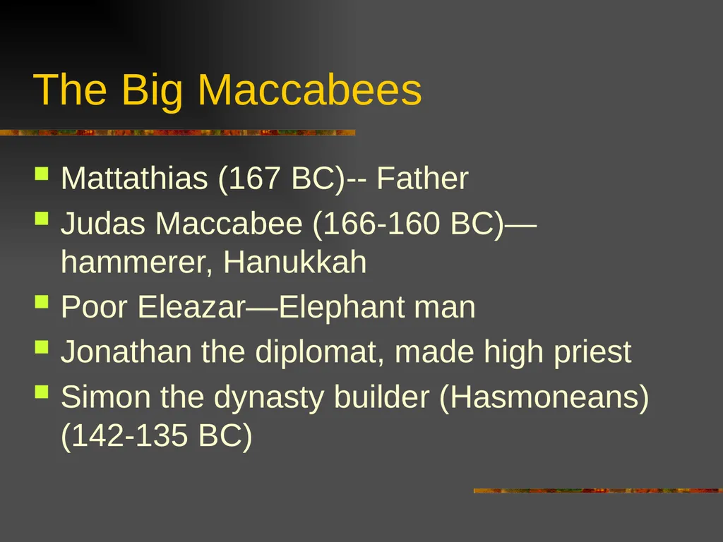 New Testament Backgrounds OT Foundations “Look, - slide 27 of 46