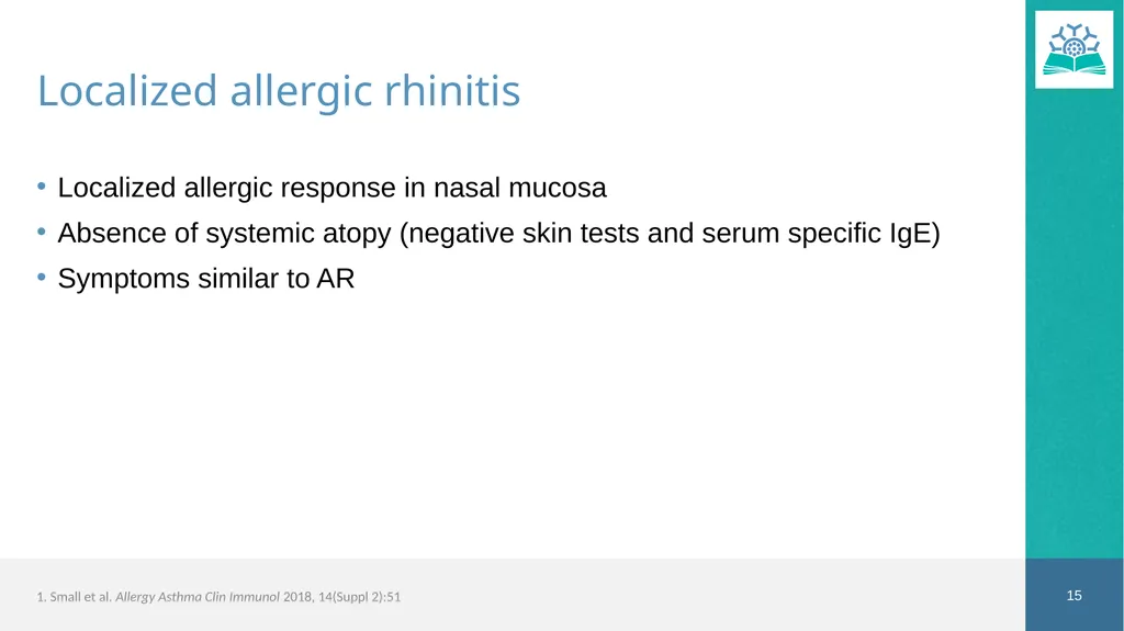 Allergic Rhinitis Faculty Dr. Jaclyn Quirt MD, - slide 15 of 52