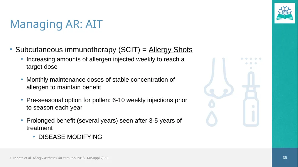 Allergic Rhinitis Faculty Dr. Jaclyn Quirt MD, - slide 35 of 52