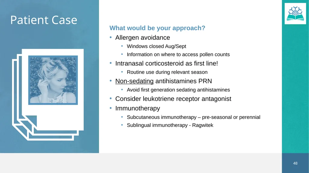 Allergic Rhinitis Faculty Dr. Jaclyn Quirt MD, - slide 48 of 52