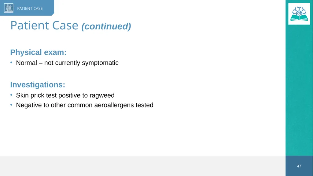Allergic Rhinitis Faculty Dr. Jaclyn Quirt MD, - slide 47 of 52