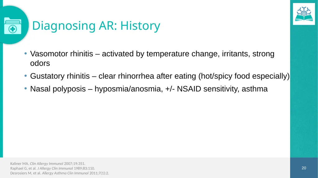 Allergic Rhinitis Faculty Dr. Jaclyn Quirt MD, - slide 20 of 52