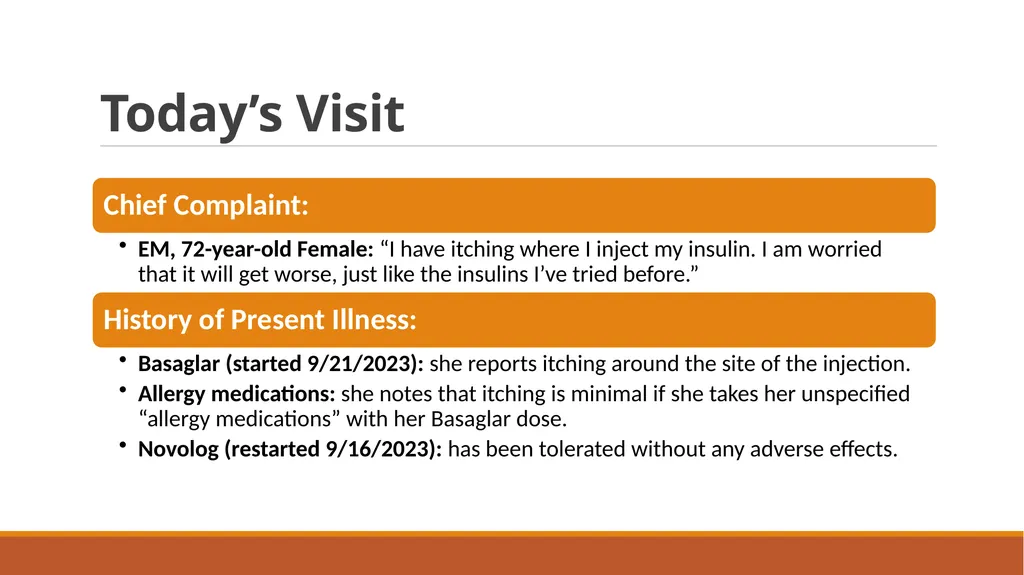 Insulin Hypersensitivity: A Rare Obstacle Benjamin - slide 4 of 29