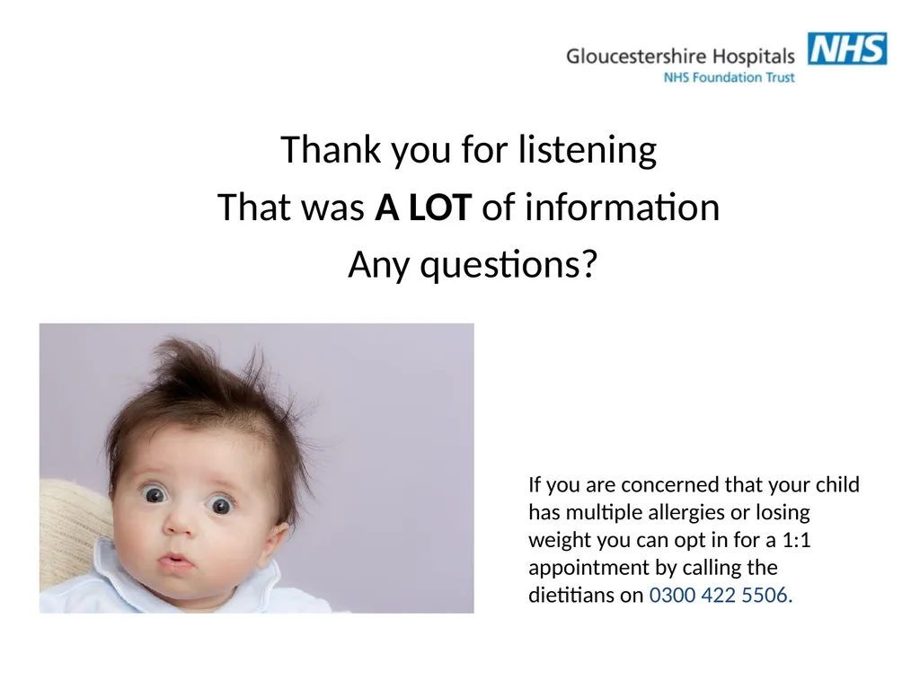 Cow’s Milk Protein Allergy: How to Wean Your Baby - slide 31 of 31