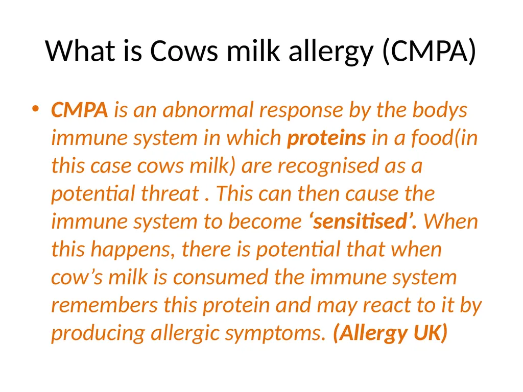 Cow’s Milk Protein Allergy: How to Wean Your Baby - slide 3 of 31
